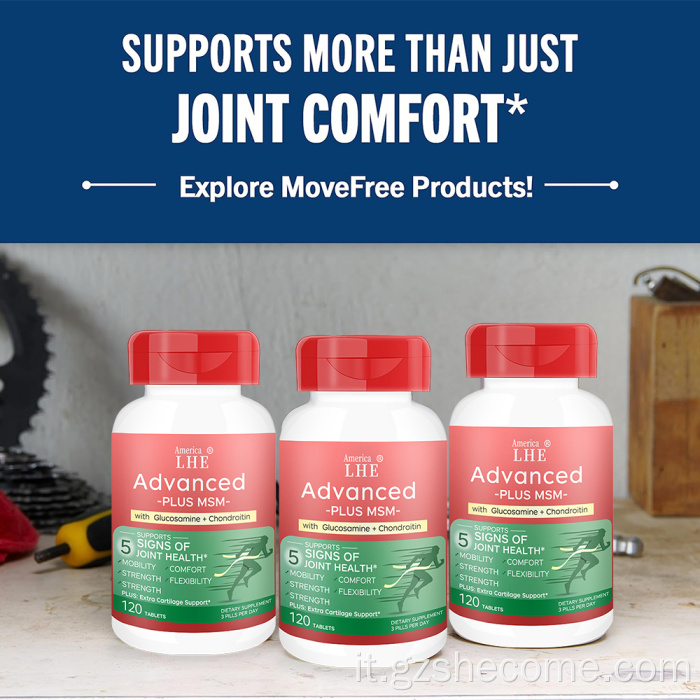 Compresse Shecome Advanced Glucosamina Condroitina MSM